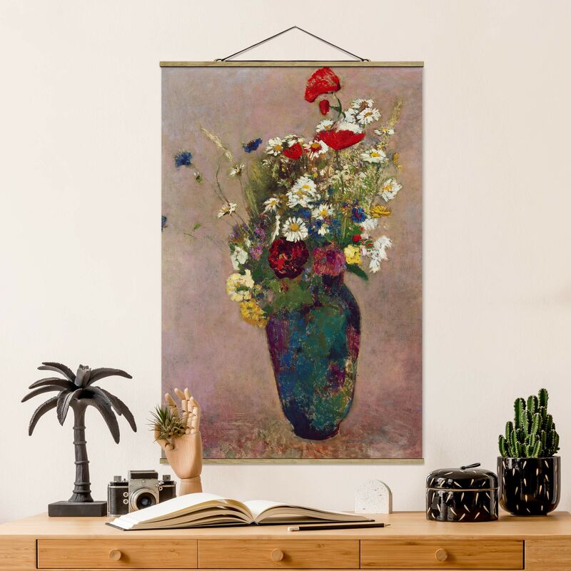 

Imagen de tela - Odilon Redon - Vase With Poppies - Alto 3:2 Dimensión LxA: 120cm x 80cm