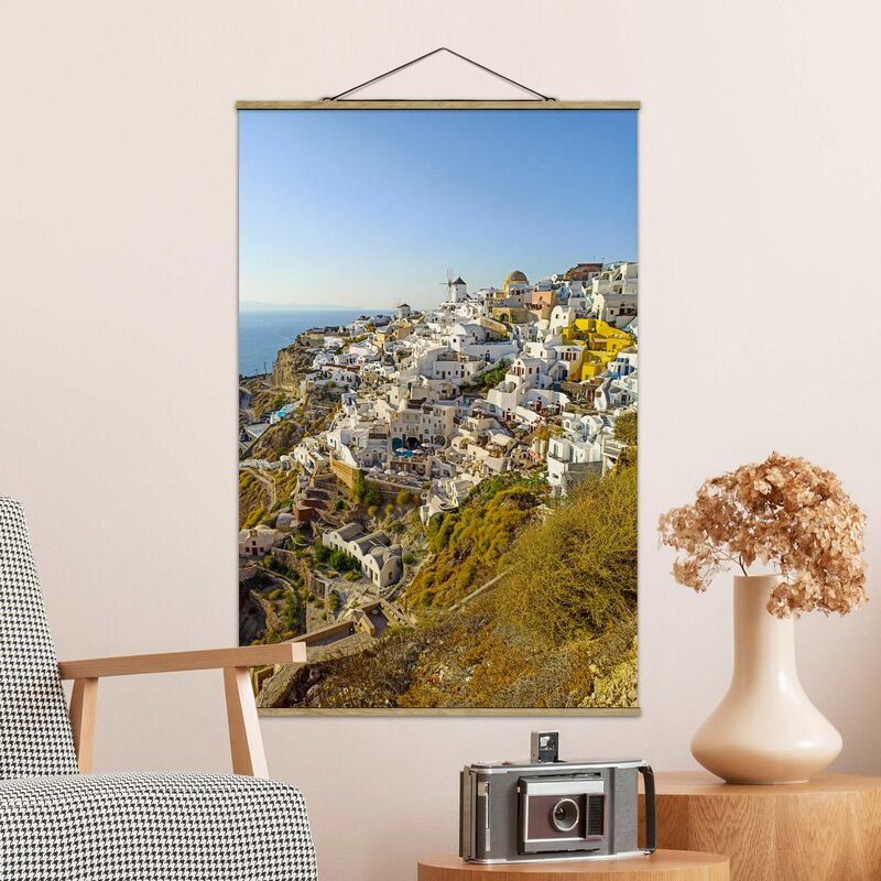 

Imagen de tela - Oia On Santorini - Alto 3:2 Dimensión LxA: 150cm x 100cm