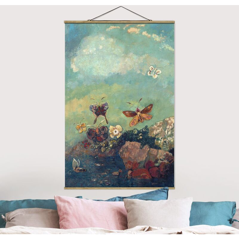 

Imagen de tela - Odilon Redon - Butterflies - Alto 3:2 Dimensión LxA: 150cm x 100cm