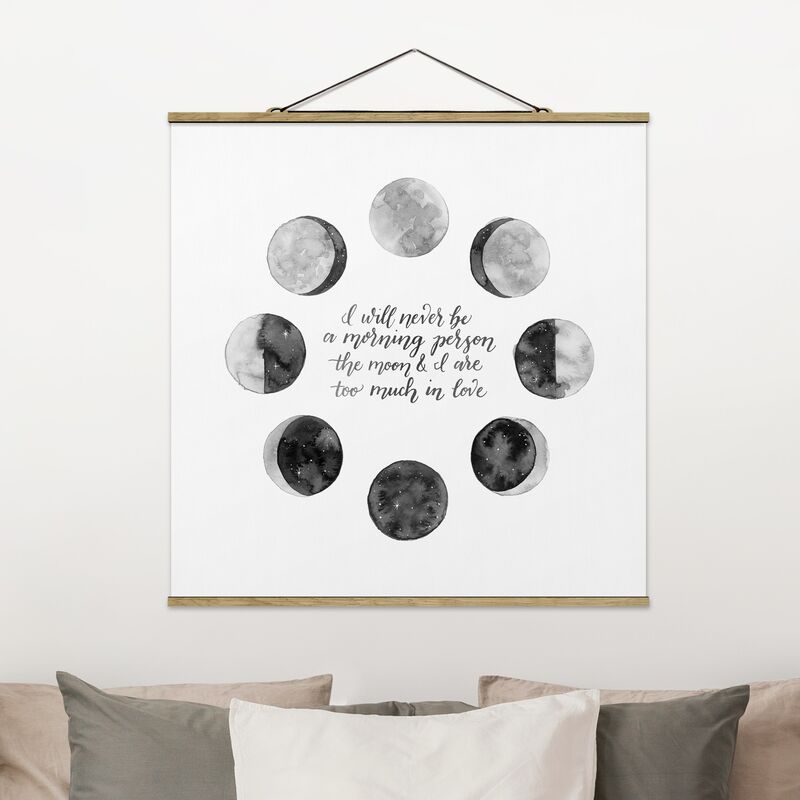 

Imagen de tela - Ode To The Moon - Love - Cuadrado 1:1 Dimensión LxA: 50cm x 50cm