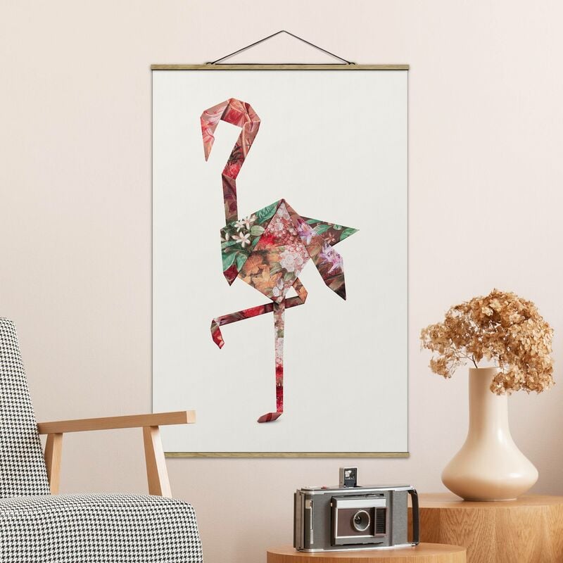 

Imagen de tela - Origami Flamingo - Alto 3:2 Dimensión LxA: 120cm x 80cm