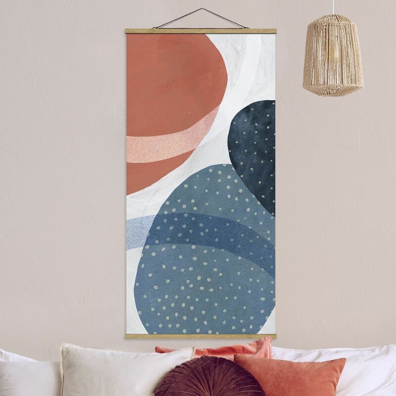 

Imagen de tela - Orbit With Points II - Alto 2:1 Dimensión LxA: 70cm x 35cm