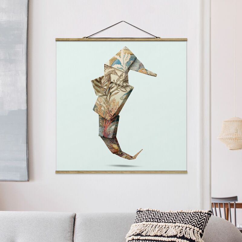 

Imagen de tela - Origami Seahorse - Cuadrado 1:1 Dimensión LxA: 50cm x 50cm