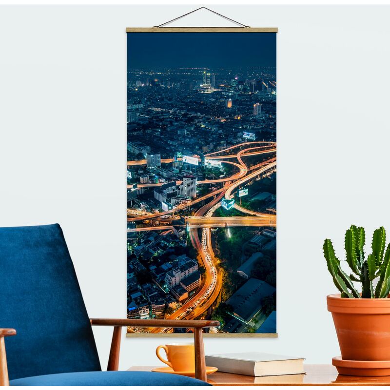 

Imagen de tela - One Night In Bangkok - Alto 2:1 Dimensión LxA: 100cm x 50cm