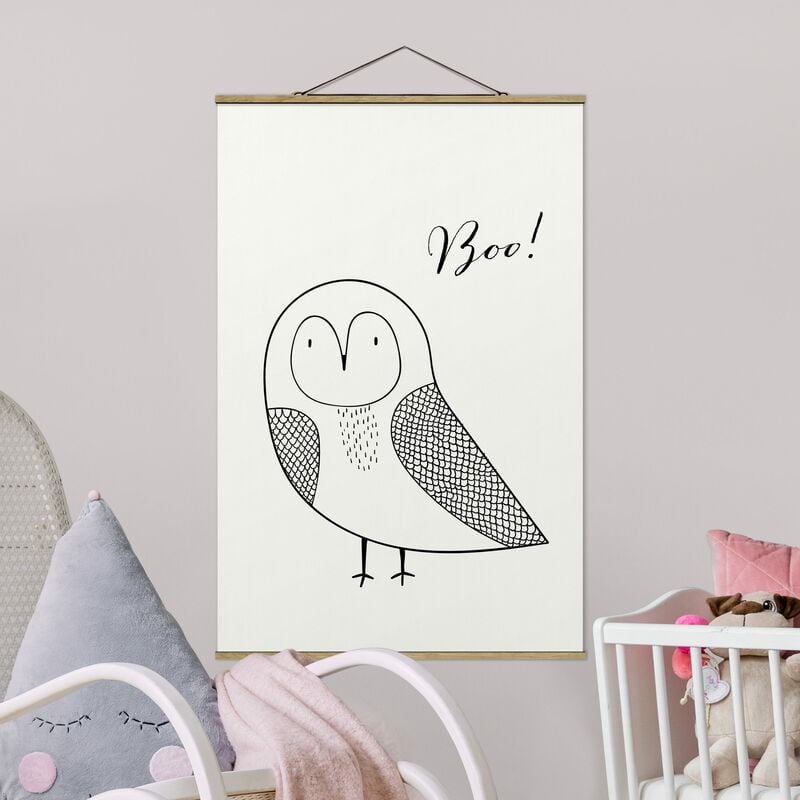 

Imagen de tela - Owl Boo Drawing - Alto 3:2 Dimensión LxA: 150cm x 100cm