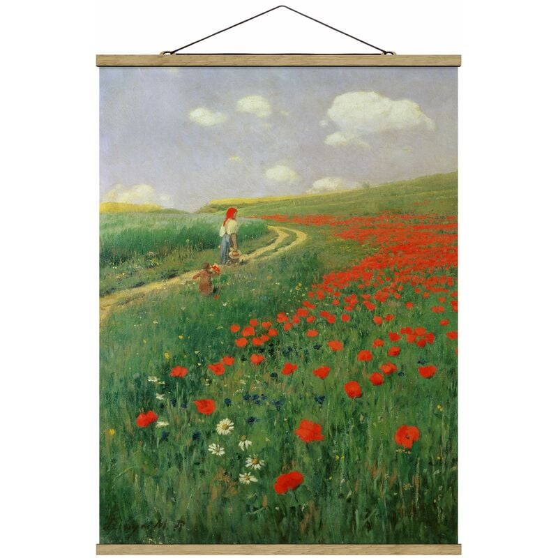 

Imagen de tela - Pál Szinyei-Merse - Summer Landscape With A Blossoming Poppy - Alto 4:3 Dimensión LxA: 46.5cm x 35cm