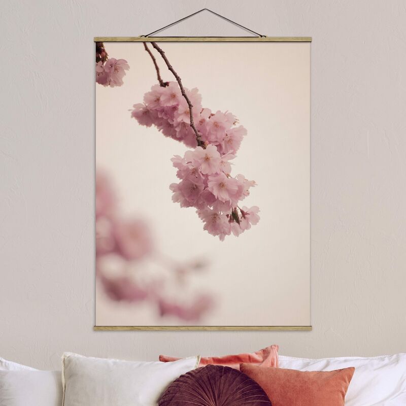 

Imagen de tela - Pale Pink Spring Flower With Bokeh - Alto 4:3 Dimensión LxA: 133.5cm x 100cm