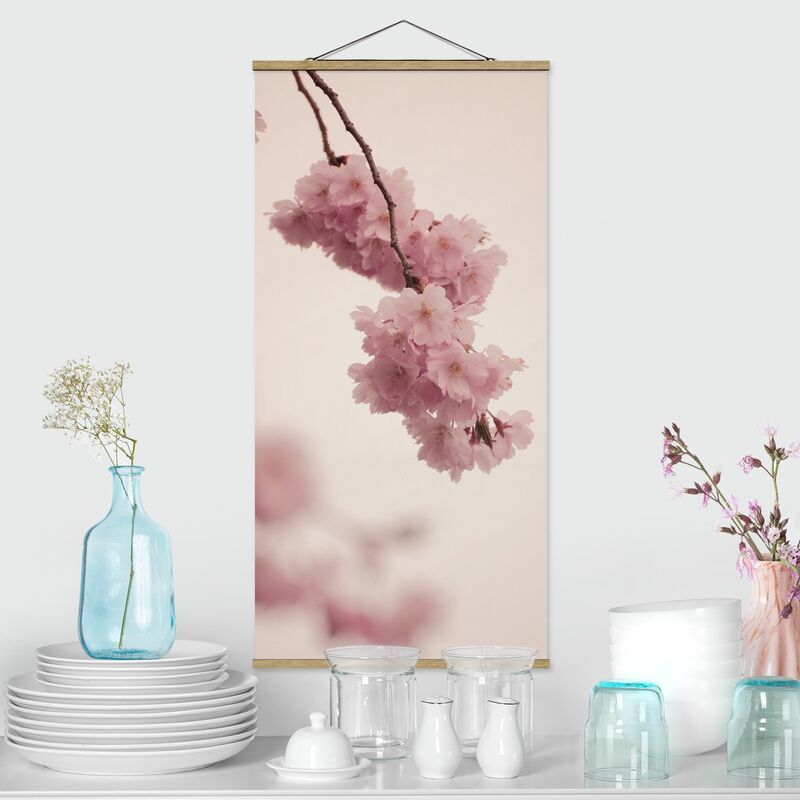 

Imagen de tela - Pale Pink Spring Flower With Bokeh - Alto 2:1 Dimensión LxA: 100cm x 50cm