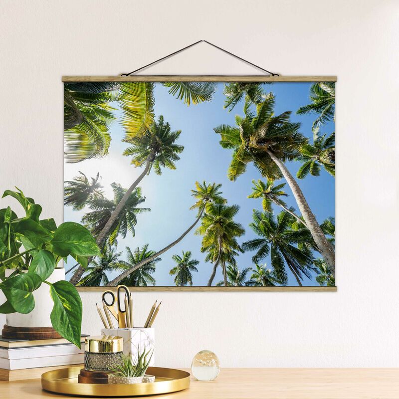 

Imagen de tela - Palm Tree Canopy - Apaisado 3:4 Dimensión LxA: 60cm x 80cm