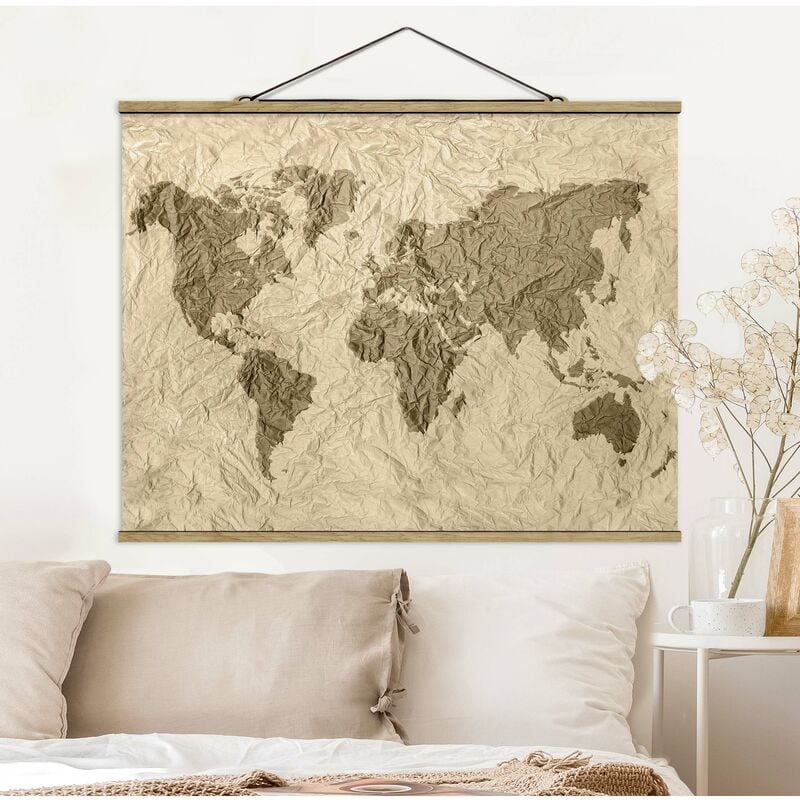 

Imagen de tela - Paper World Map Beige Brown - Apaisado 3:4 Dimensión LxA: 37.5cm x 50cm