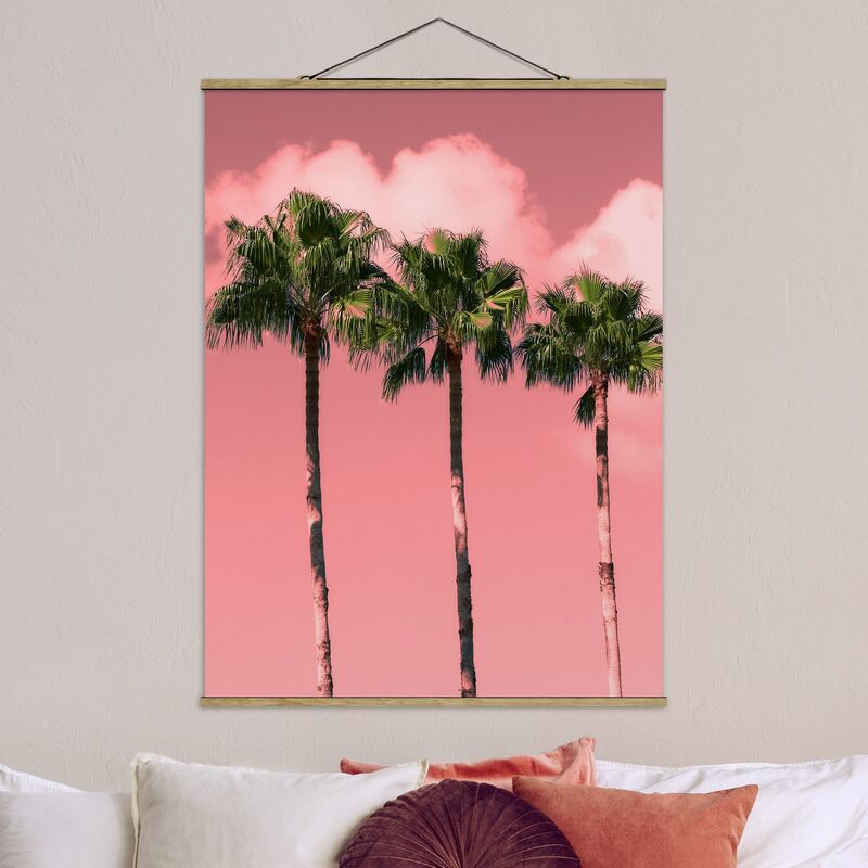 

Imagen de tela - Palm Trees And Sky Pink - Alto 4:3 Dimensión LxA: 46.5cm x 35cm
