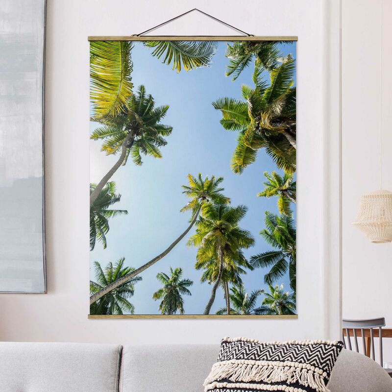 

Imagen de tela - Palm Tree Canopy - Alto 4:3 Dimensión LxA: 66.4cm x 50cm