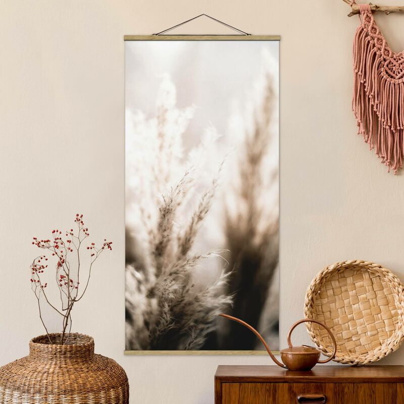 

Bilderwelten - Imagen de tela - Pampas Grass In The Shadow - Alto 2:1 Dimensión LxA: 70cm x 35cm