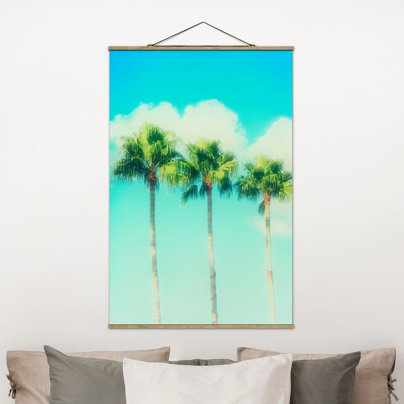 

Imagen de tela - Palm Trees Against Blue Sky - Alto 3:2 Dimensión LxA: 75cm x 50cm