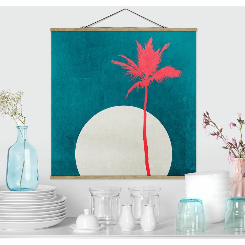 

Imagen de tela - Palm Tree Carribean - Cuadrado 1:1 Dimensión LxA: 50cm x 50cm