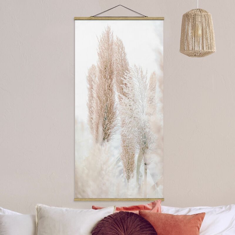 

Imagen de tela - Pampas Grass In White Light - Alto 2:1 Dimensión LxA: 100cm x 50cm