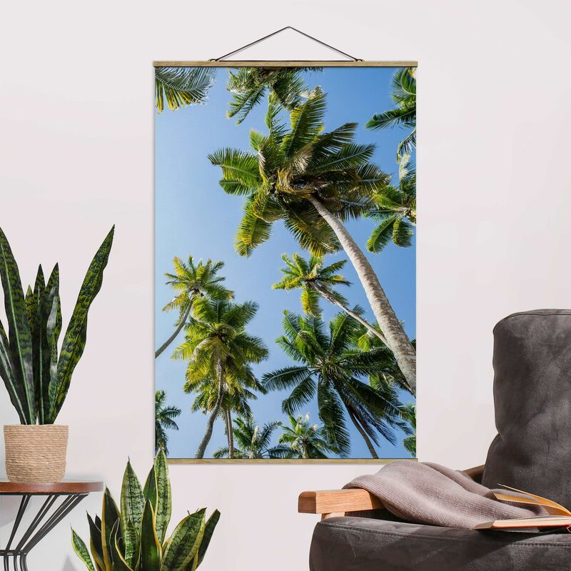 

Imagen de tela - Palm Tree Canopy - Alto 3:2 Dimensión LxA: 75cm x 50cm