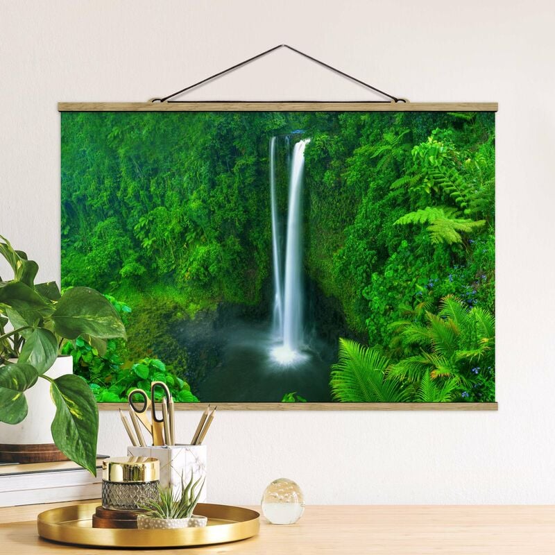 

Imagen de tela - Paradisiacal Waterfall - Apaisado 2:3 Dimensión LxA: 66.5cm x 100cm
