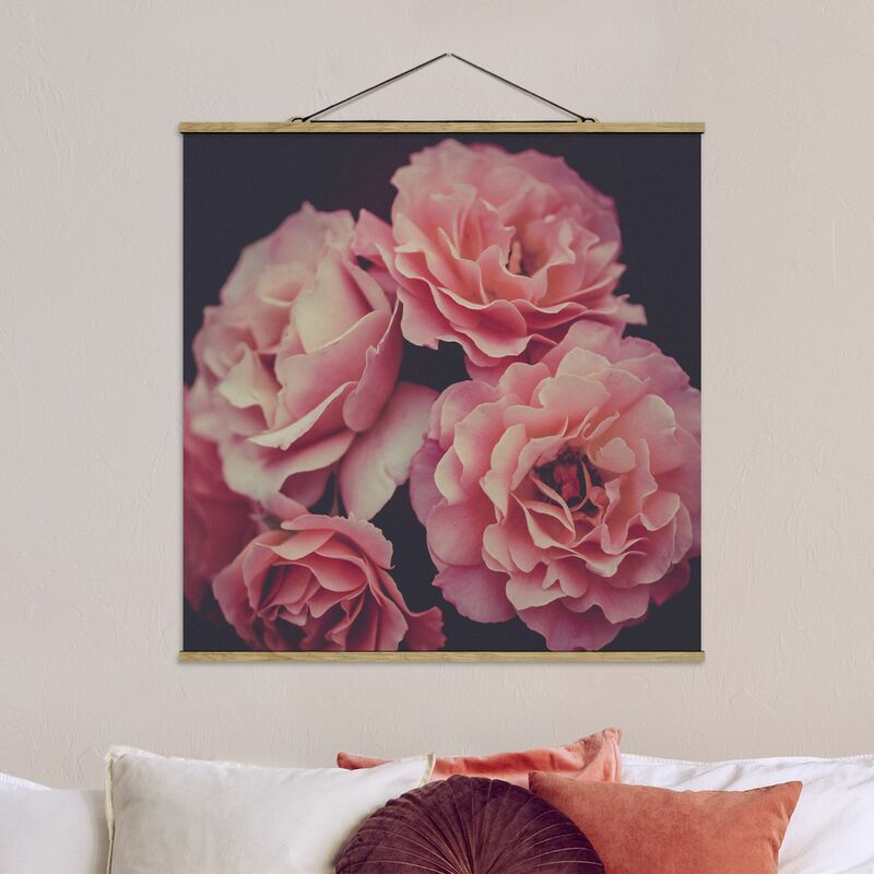

Imagen de tela - Paradisical Roses - Cuadrado 1:1 Dimensión LxA: 80cm x 80cm