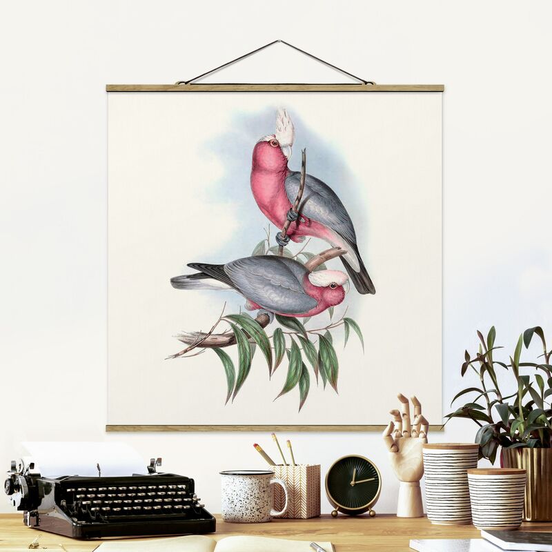 

Imagen de tela - Pastel Parrots II - Cuadrado 1:1 Dimensión LxA: 35cm x 35cm