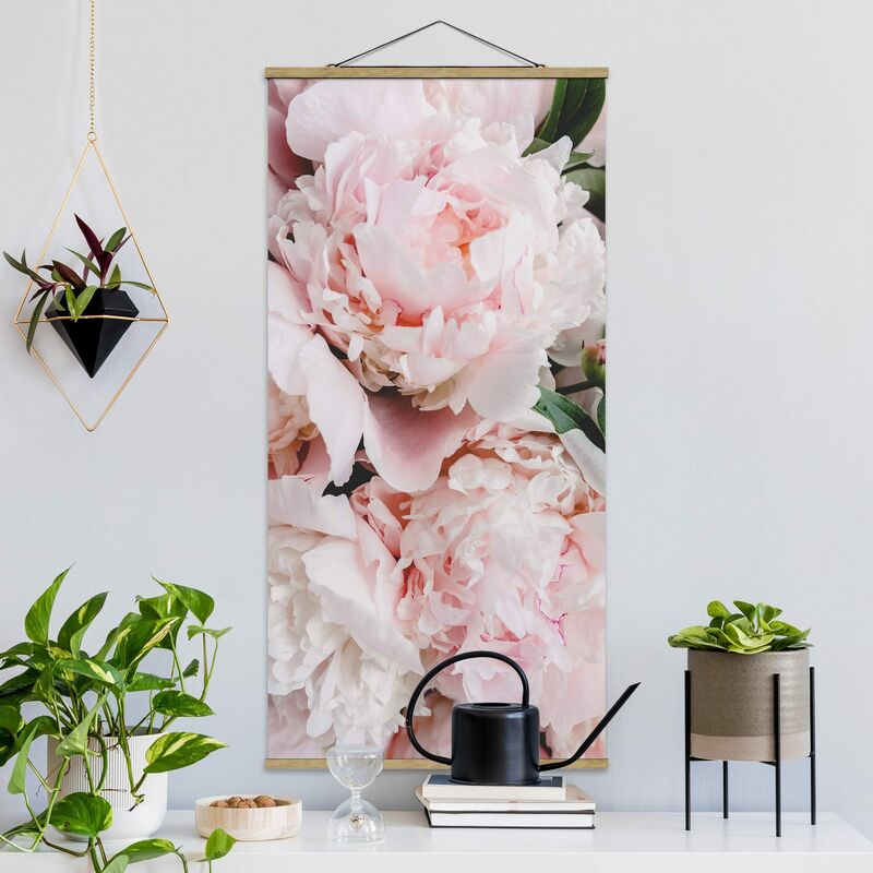 

Imagen de tela - Peonies Light Pink - Alto 2:1 Dimensión LxA: 100cm x 50cm