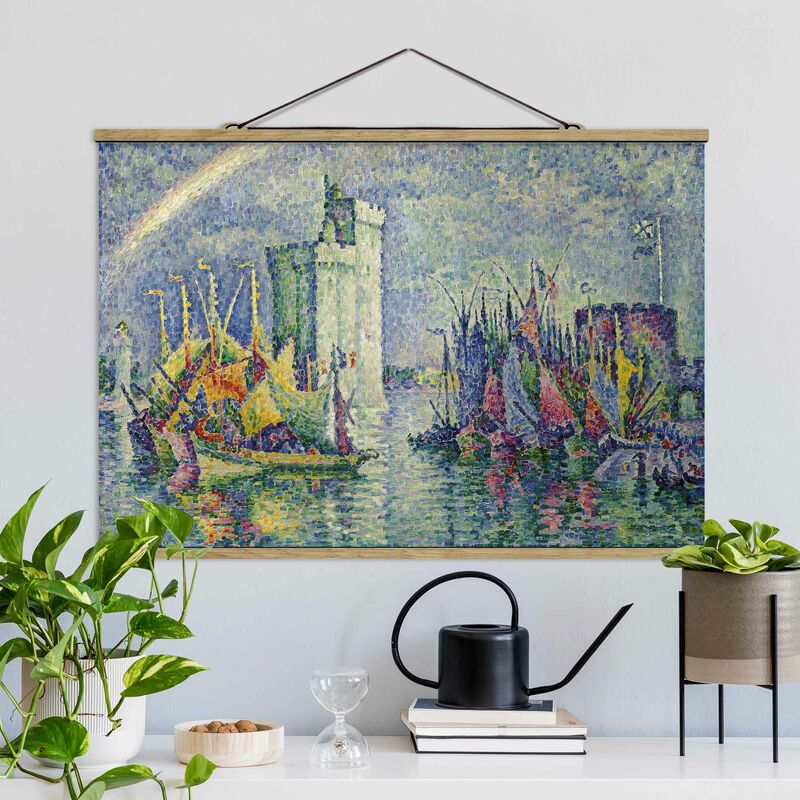 

Imagen de tela - Paul Signac - Rainbow Over La Rochelle - Apaisado 2:3 Dimensión LxA: 33.5cm x 50cm