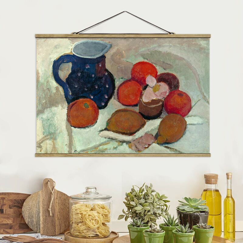 

Imagen de tela - Paula Modersohn-Becker - Still Life With Blue Jug - Apaisado 2:3 Dimensión LxA: 33.5cm x 50cm