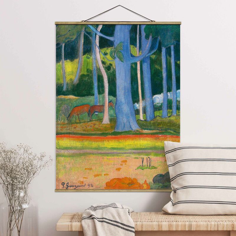 

Imagen de tela - Paul Gauguin - Forest Landscape - Alto 4:3 Dimensión LxA: 106.5cm x 80cm