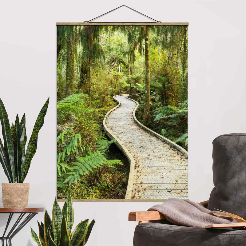 

Imagen de tela - Path In The Jungle - Alto 4:3 Dimensión LxA: 106.5cm x 80cm