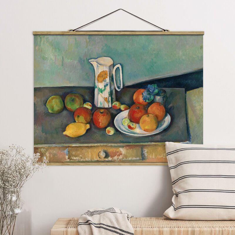 

Imagen de tela - Paul Cézanne - Still Life Milk Jug - Apaisado 3:4 Dimensión LxA: 37.5cm x 50cm