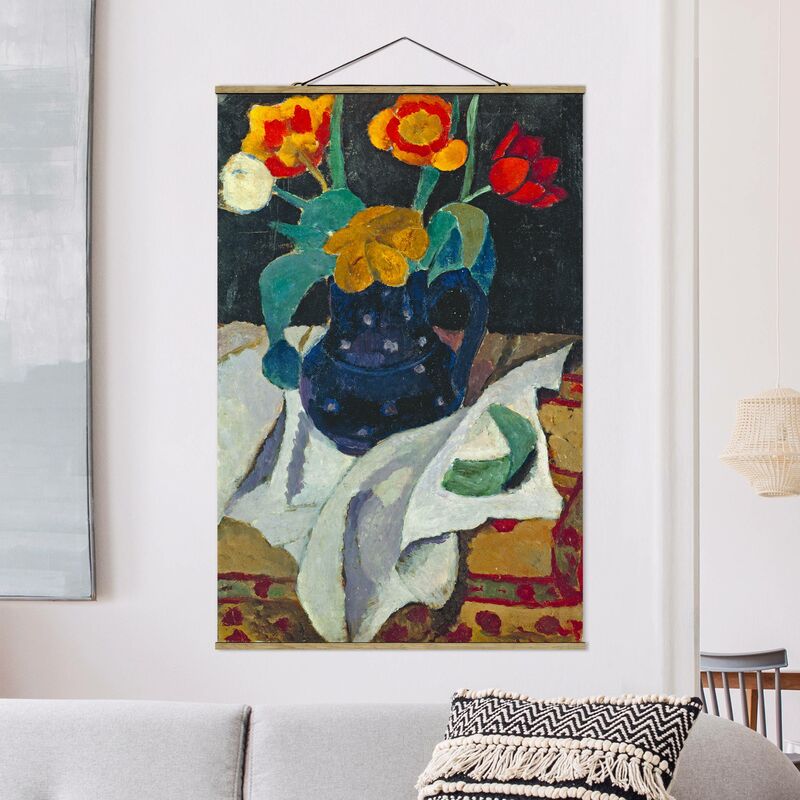 

Imagen de tela - Paula Modersohn-Becker - Still Life With Tulips - Alto 3:2 Dimensión LxA: 75cm x 50cm