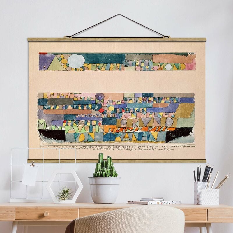 

Imagen de tela - Paul Klee - The Moon - Apaisado 2:3 Dimensión LxA: 53.5cm x 80cm