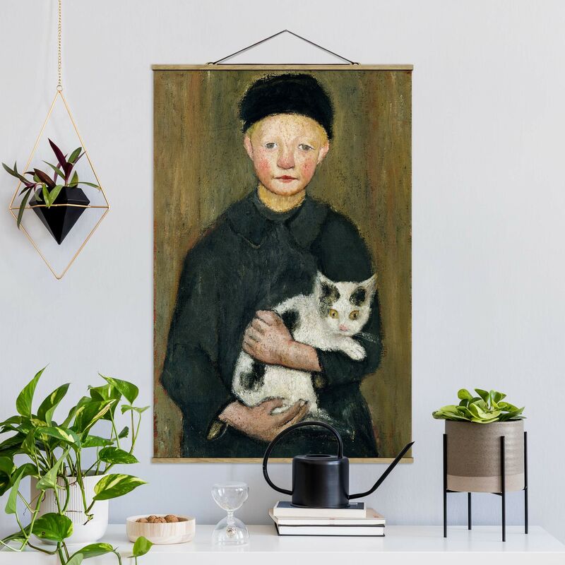 

Imagen de tela - Paula Modersohn-Becker - Boy With Cat - Alto 3:2 Dimensión LxA: 120cm x 80cm