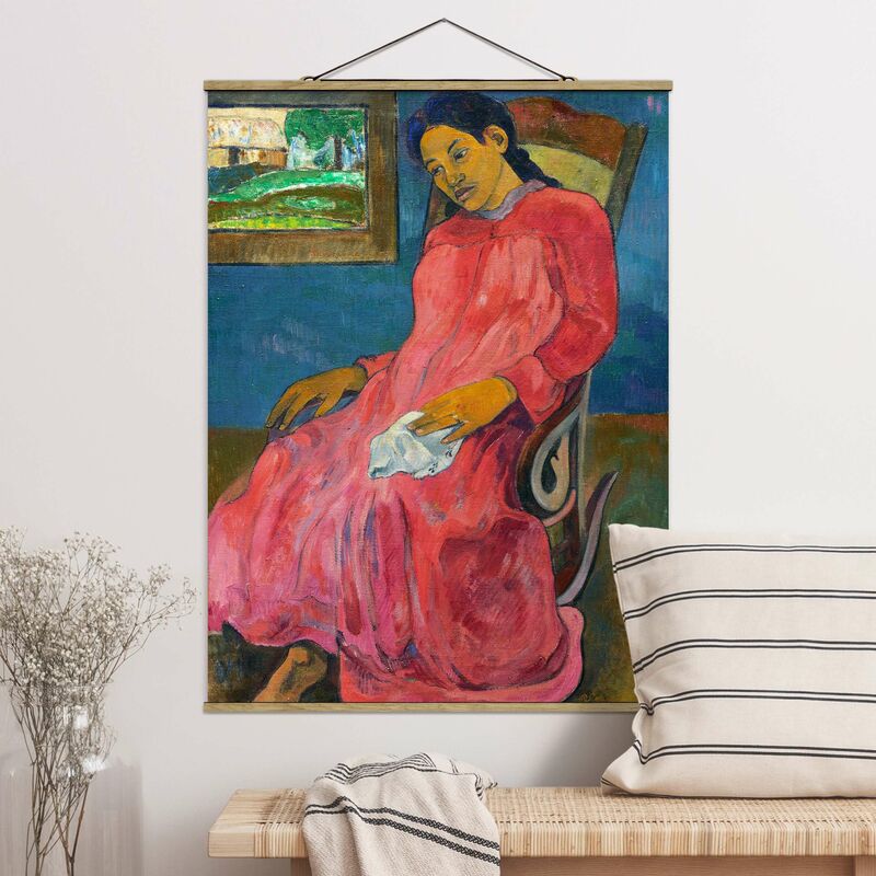 

Imagen de tela - Paul Gauguin - Melancholic Type - Alto 4:3 Dimensión LxA: 106.5cm x 80cm