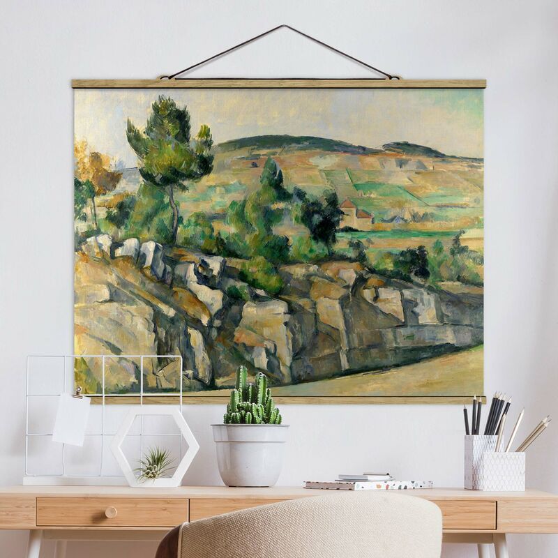 

Imagen de tela - Paul Cézanne - Hilly Landscape - Apaisado 3:4 Dimensión LxA: 75cm x 100cm