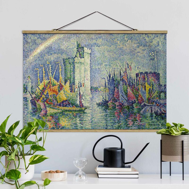 

Imagen de tela - Paul Signac - Rainbow Over La Rochelle - Apaisado 2:3 Dimensión LxA: 66.5cm x 100cm