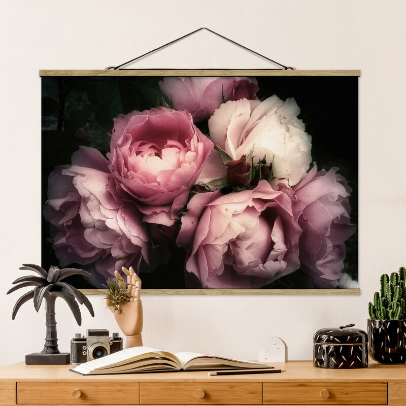 

Imagen de tela - Peony In The Dark Shabby - Apaisado 2:3 Dimensión LxA: 53.5cm x 80cm