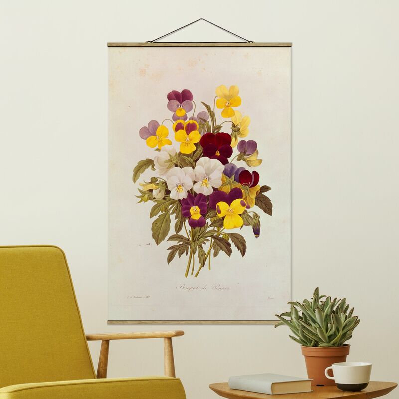 

Imagen de tela - Pierre Joseph Redoute - A Bunch Of Pansies - Alto 3:2 Dimensión LxA: 120cm x 80cm