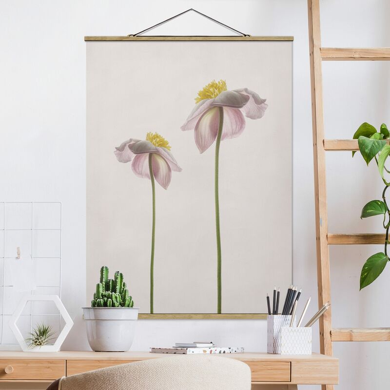 

Imagen de tela - Pink Anemone Flowers - Alto 4:3 Dimensión LxA: 66.4cm x 50cm