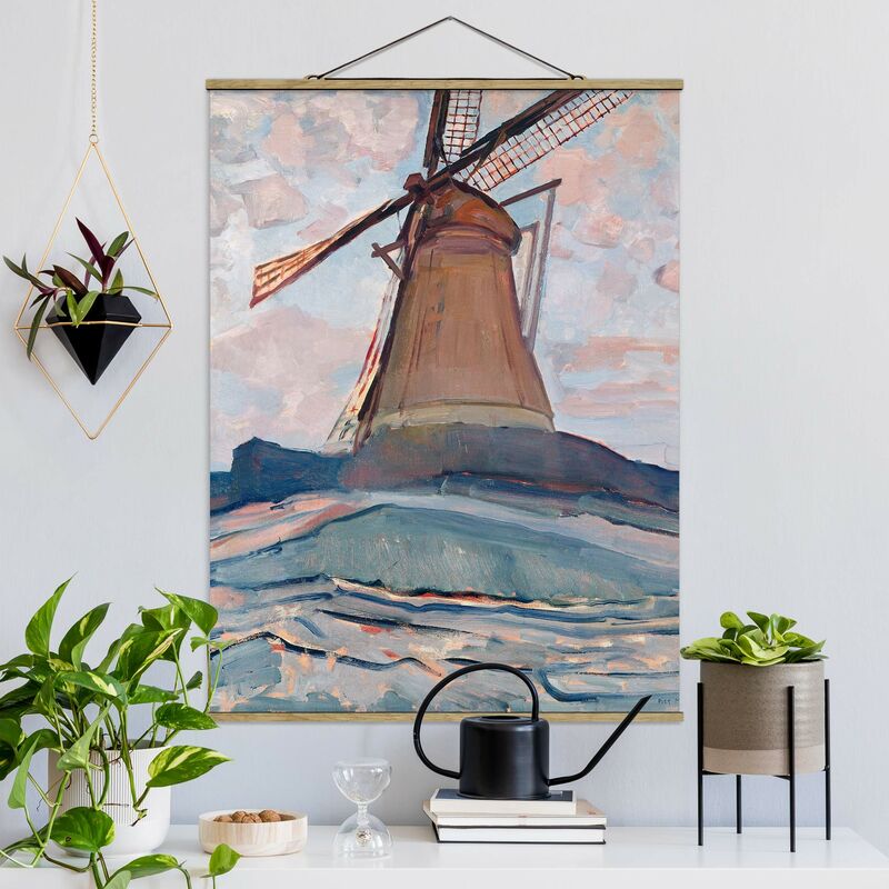 

Imagen de tela - Piet Mondrian - Windmill - Alto 4:3 Dimensión LxA: 46.5cm x 35cm