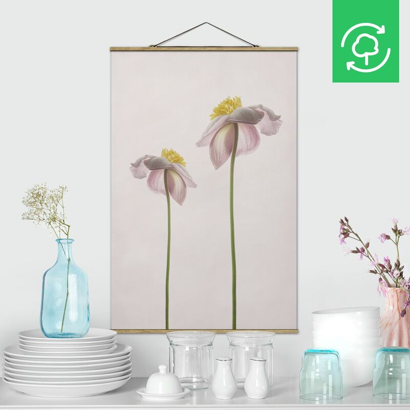 

Imagen de tela - Pink Anemone Flowers - Alto 3:2 Dimensión LxA: 120cm x 80cm