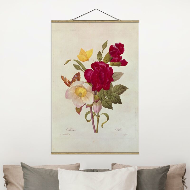 

Imagen de tela - Pierre Joseph Redoute - Hellebores - Alto 3:2 Dimensión LxA: 75cm x 50cm