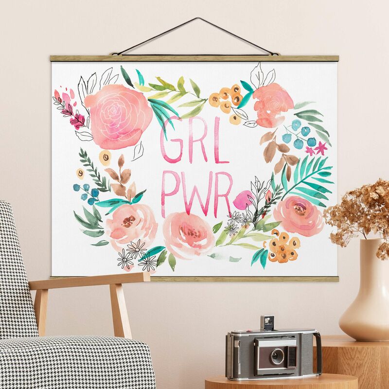 

Imagen de tela - Pink Flowers - Girl Power - Apaisado 3:4 Dimensión LxA: 37.5cm x 50cm