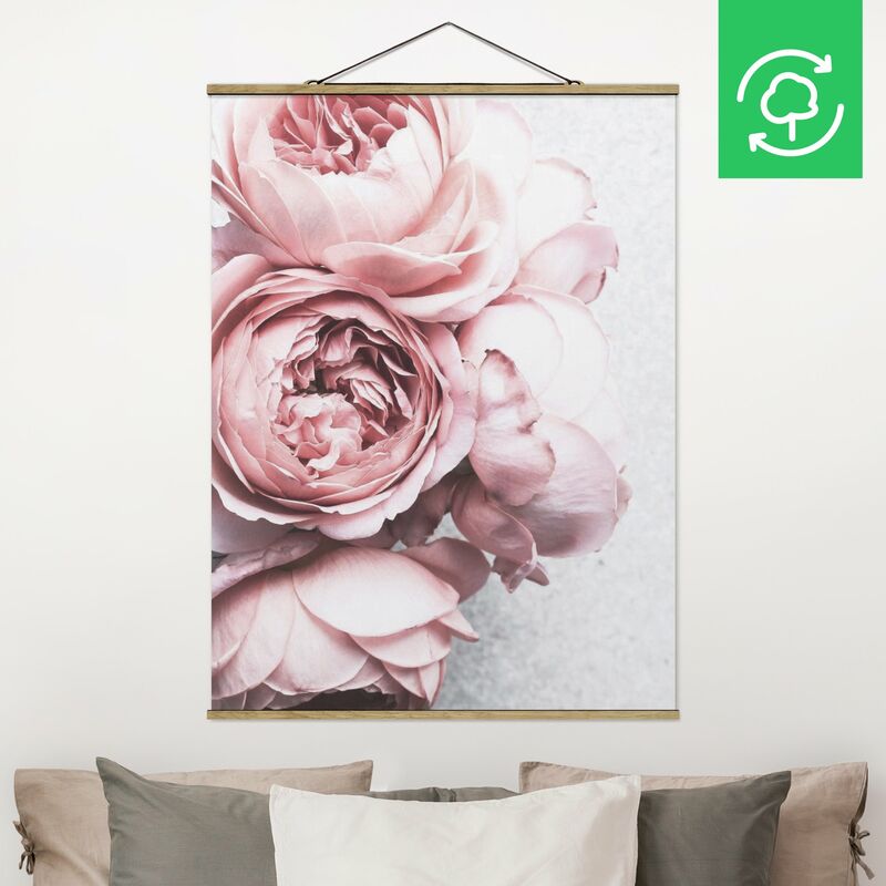 

Imagen de tela - Pink Peony Blossoms Shabby Pastel - Alto 4:3 Dimensión LxA: 66.4cm x 50cm