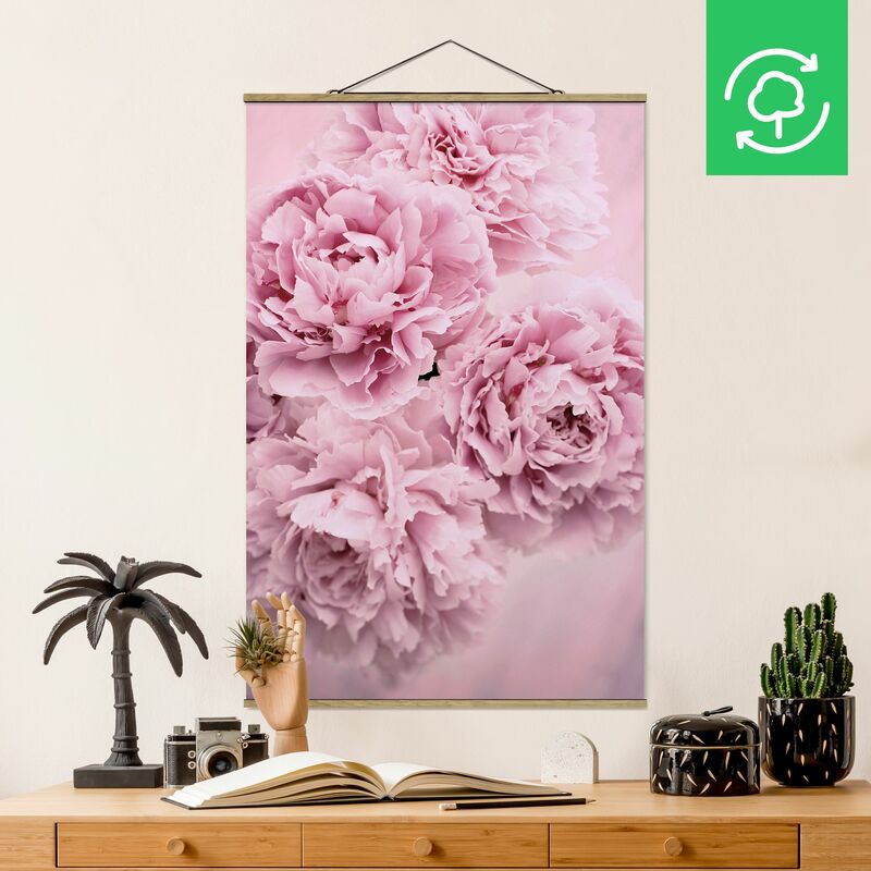 

Imagen de tela - Pink Peonies - Alto 3:2 Dimensión LxA: 120cm x 80cm