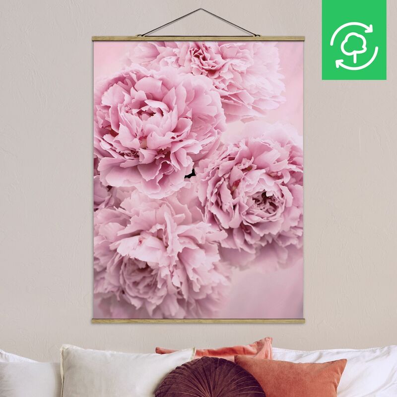 

Imagen de tela - Pink Peonies - Alto 4:3 Dimensión LxA: 133.5cm x 100cm