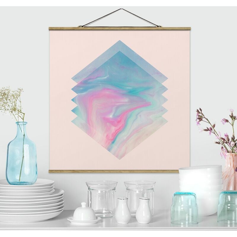 

Imagen de tela - Pink Water Marble - Cuadrado 1:1 Dimensión LxA: 80cm x 80cm