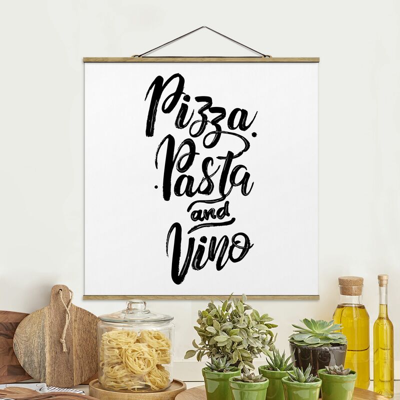 

Imagen de tela - Pizza Pasta And Vino - Cuadrado 1:1 Dimensión LxA: 100cm x 100cm
