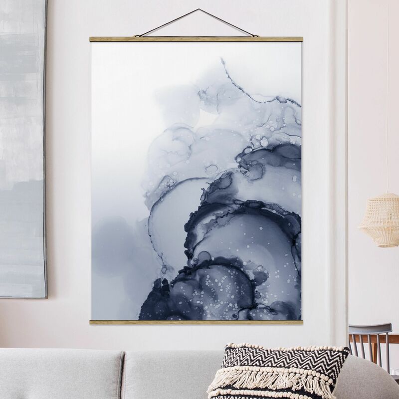

Imagen de tela - Play Of Colours Blue Ink - Alto 4:3 Dimensión LxA: 106.5cm x 80cm