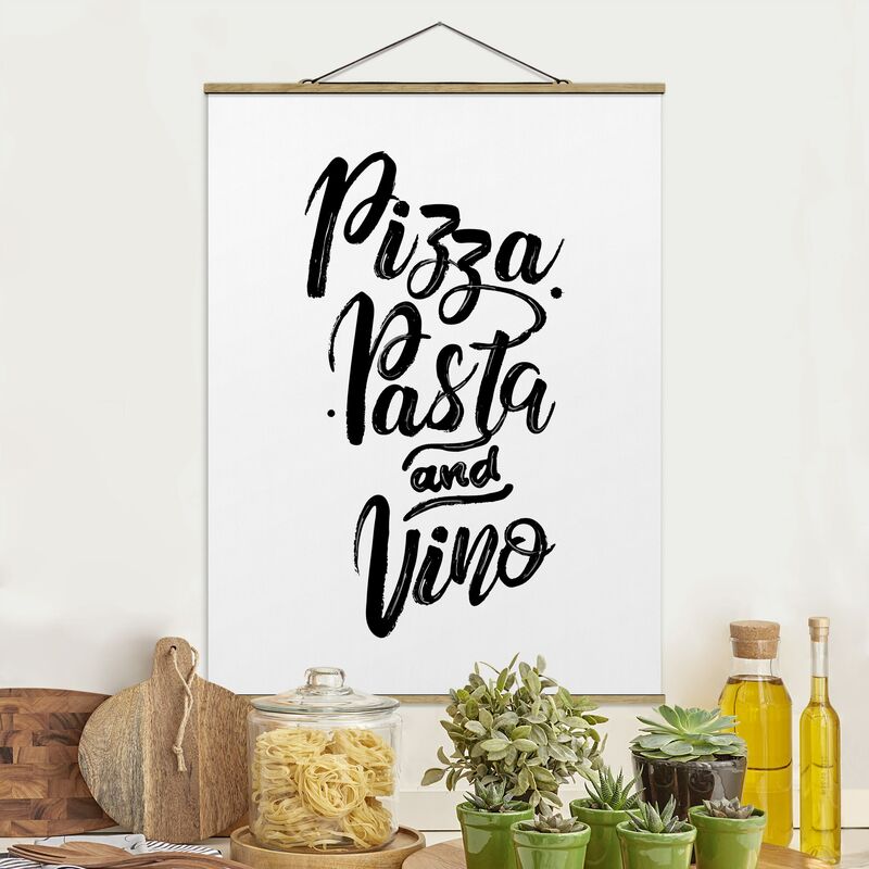 

Imagen de tela - Pizza Pasta And Vino - Alto 4:3 Dimensión LxA: 66.4cm x 50cm